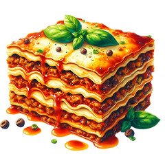 slice of lasagna png