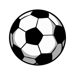 Fototapeta premium ball of football vector illustration