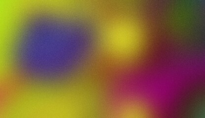 Pink yellow blue green noisy color gradient background, grainy texture effect, poster banner header backdrop design, abstract trendy gradient grungy texture, bright shine template