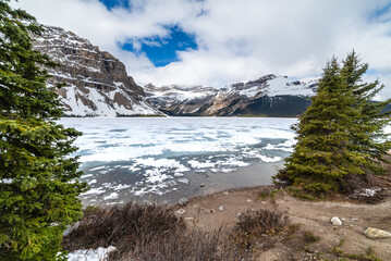 Frozen Lake In the Mountains