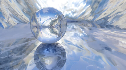 crystal ball in the wind