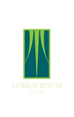 Nature Tree of life logo icons. Organic nature symbols. Tree branch with leaves signs. Natural plant design elements 