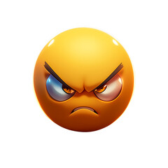 Angry emoji expression