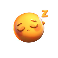 The emoji expression while sleeping