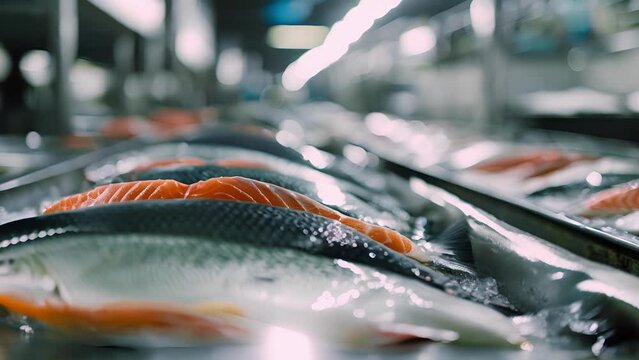 A fish processing plant utilizing IoT data to track the location and quality of each fish within their supply chain ensuring transparency and traceability for consumers.