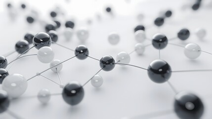 3. Design a sophisticated geometric web using circles for a business or technology presentation, ensuring a visually compelling white background image that emphasizes structure and order.