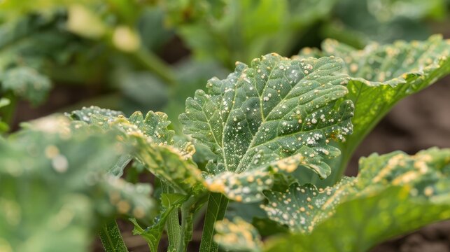 Cercospora beticola causing leaf spot on sugar beet