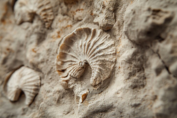 fossil of a shell