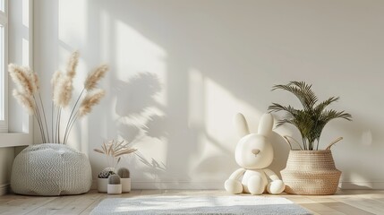 interior design illustration for small children with the theme of dolls and toys 1 AI Generative