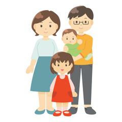 家族のイラスト