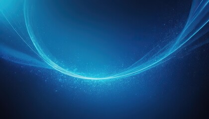 Modern blue abstract background, the look of stainless steel, circular lines on a blue background