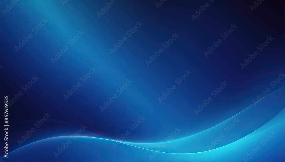 Canvas Prints abstract blue curve and light lines background vector illustration