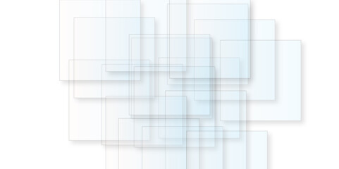 Abstract white and blue geometric banner pattern background.  Blue color technology concept geometric line vector background. You can use for wallpaper, banner, poster, template and many more.