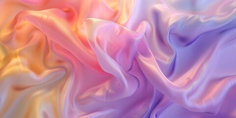 Obraz premium Abstract Fabric Texture Background A soft abstract background featuring fabric texture patterns in pastel hues, providing a cozy and comforting look. 