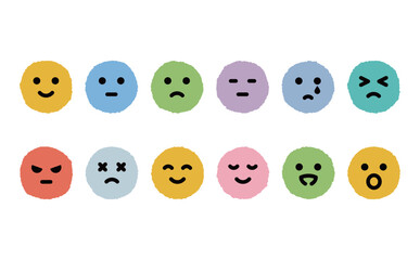 喜怒哀楽 一目でわかる表情イラスト