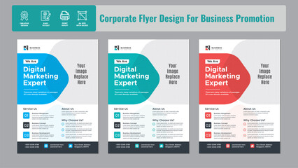 Corporate flyer design
