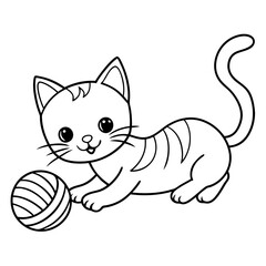 Adorable pets animal for coloring pages