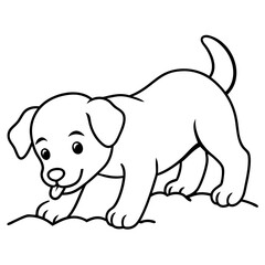Adorable pets animal for coloring pages