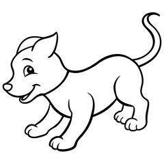 Adorable pets animal for coloring pages