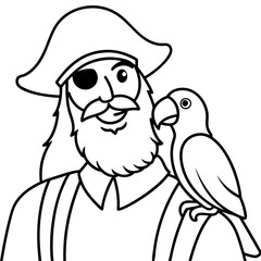 Adorable pets animal for coloring pages