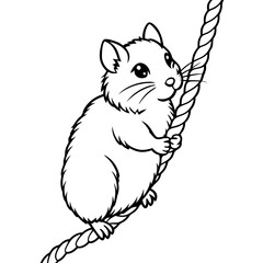 Adorable pets animal for coloring pages