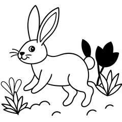 Obraz premium Adorable pets animal for coloring pages