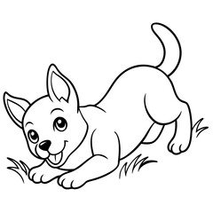 Adorable pets animal for coloring pages