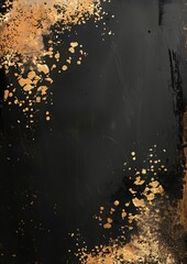 Elegant Black and Gold Art Decor Wedding Set Layout for a Luxurious and Stylish Wedding - 70 Variations Available