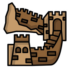 Great Wall Of China Icon