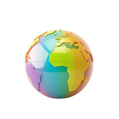 Fototapeta premium earth globe isolated