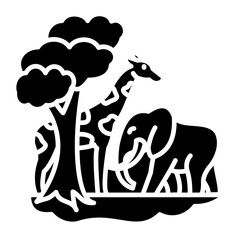 Serengeti National Park Icon