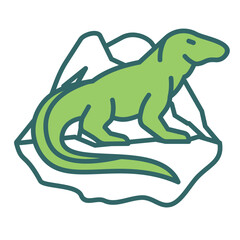 Komodo Island Icon