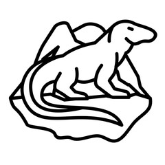 Komodo Island Icon