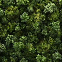 Fototapeta premium Lush Greenery: A Forest Texture High Detailed Plain Background Concept