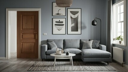 Obraz premium luxury apartment suite lounge