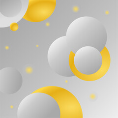 Abstract elegant white background with golden line and lighting effect sparkle. Luxury template design. Vector illustration