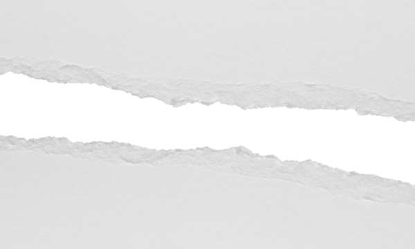 torn blank pages with uneven texture edges. set of ripped white paper sheets png isolated on transparent background. document or newspaper mockup.