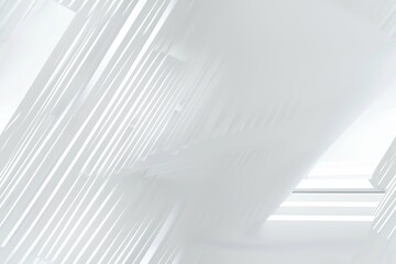 White Minimalist Abstract Background created with Generative AI