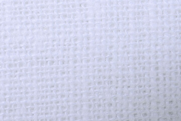 white hemp viscose natural fabric cloth, sackcloth rough texture of textile fashion abstract background