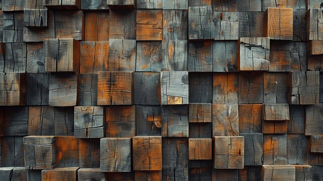 a wooden wall made from wood, in the style of synthetic cubism, ferrania p30, thx sound, soft, dream-like quality, exacting precision, naturecore, dau al set 16:9