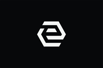 e letter hexagon icon logo, letter E E shield icon logo, letter EE armor logo