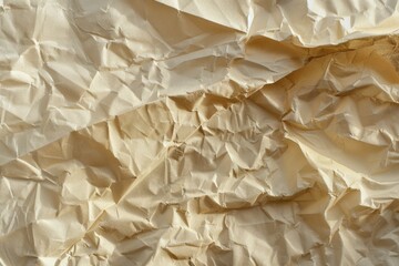 Obraz premium Distressed Elegance. Crumpled paper texture high detailed plain background concept