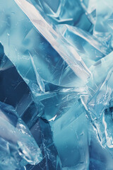 abstract style, a mixture of ice glacier for background
