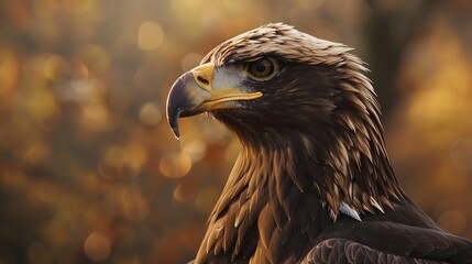 Obraz premium Bald eagle front. 