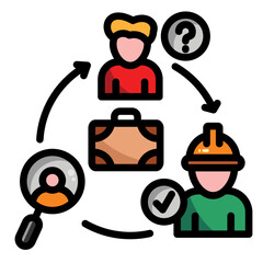 Hiring Process Icon