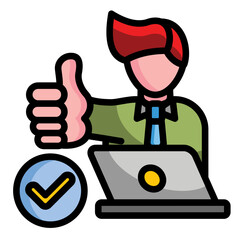 Job Satisfaction Icon