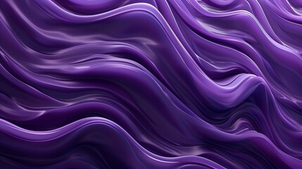 Abstract wave patterns in shades of purple and indigo, fluid and calming.