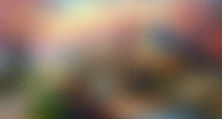 Grainy gradient background orange red green blue spot dots glowing light dark noise texture banner poster backdrop design