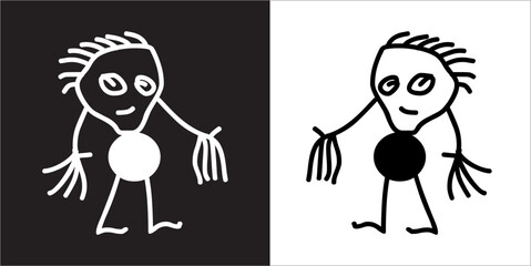  IIlustration Vector graphics of Bitsbats icon