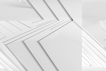 Obraz premium White Minimalist Abstract Background created with Generative AI